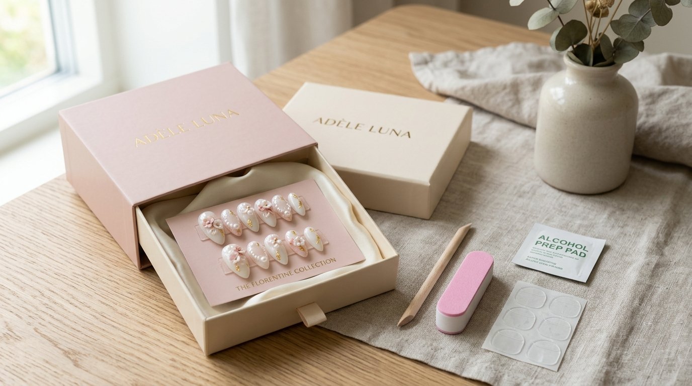 Trải nghiệm unboxing sang trọng cùng bộ kit dụng cụ gắn móng Nail Lab Art
